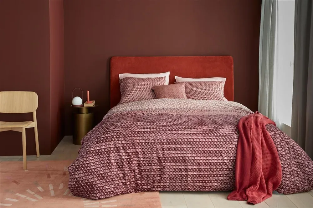 BH prodloužené povlečení Maudi Red, 140x200/220, jednolůžko