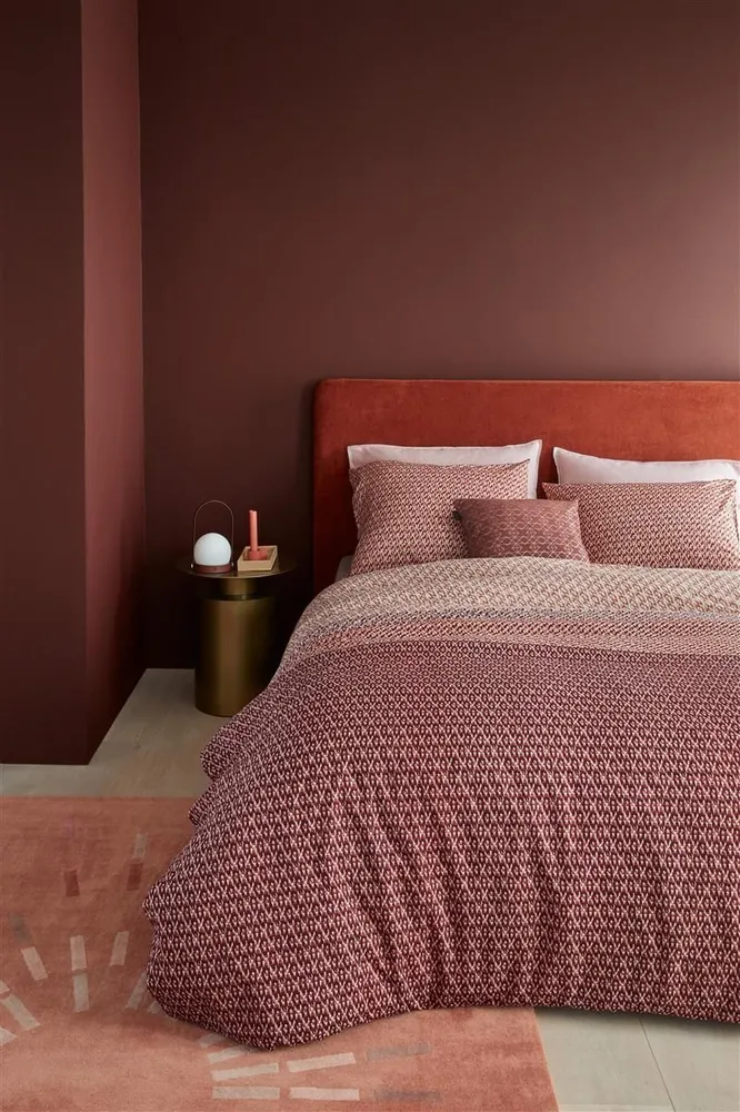 BH prodloužené povlečení Maudi Red, 140x200/220, jednolůžko