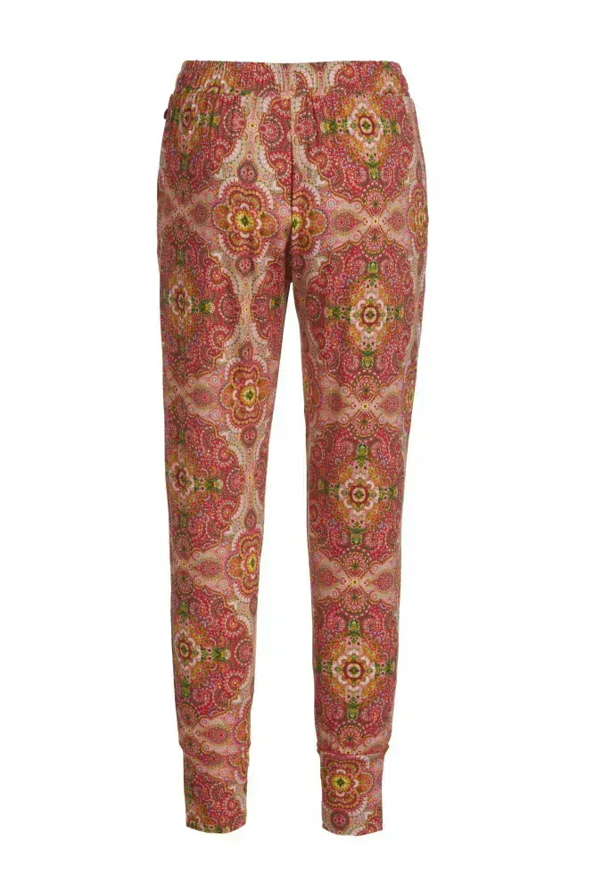 Pip Studio Bobien dámské dlouhé kalhoty Moon Delight, růžové