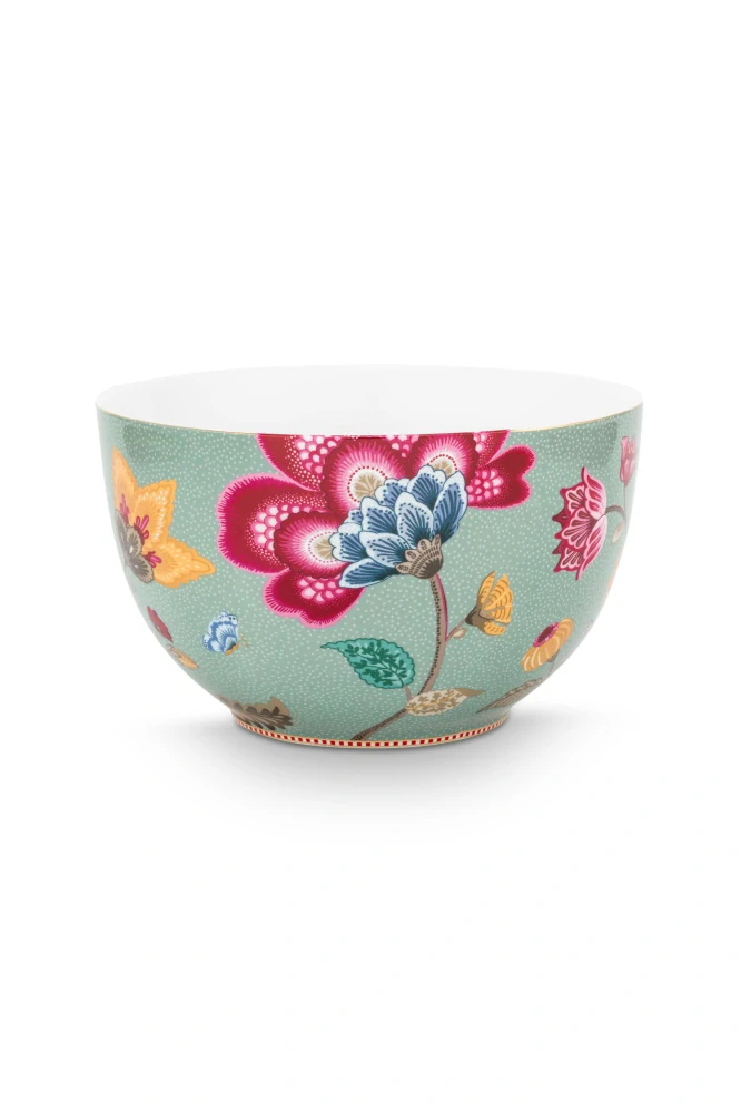 Pip Studio Blooming Tales miska Ø23 cm, modrá
