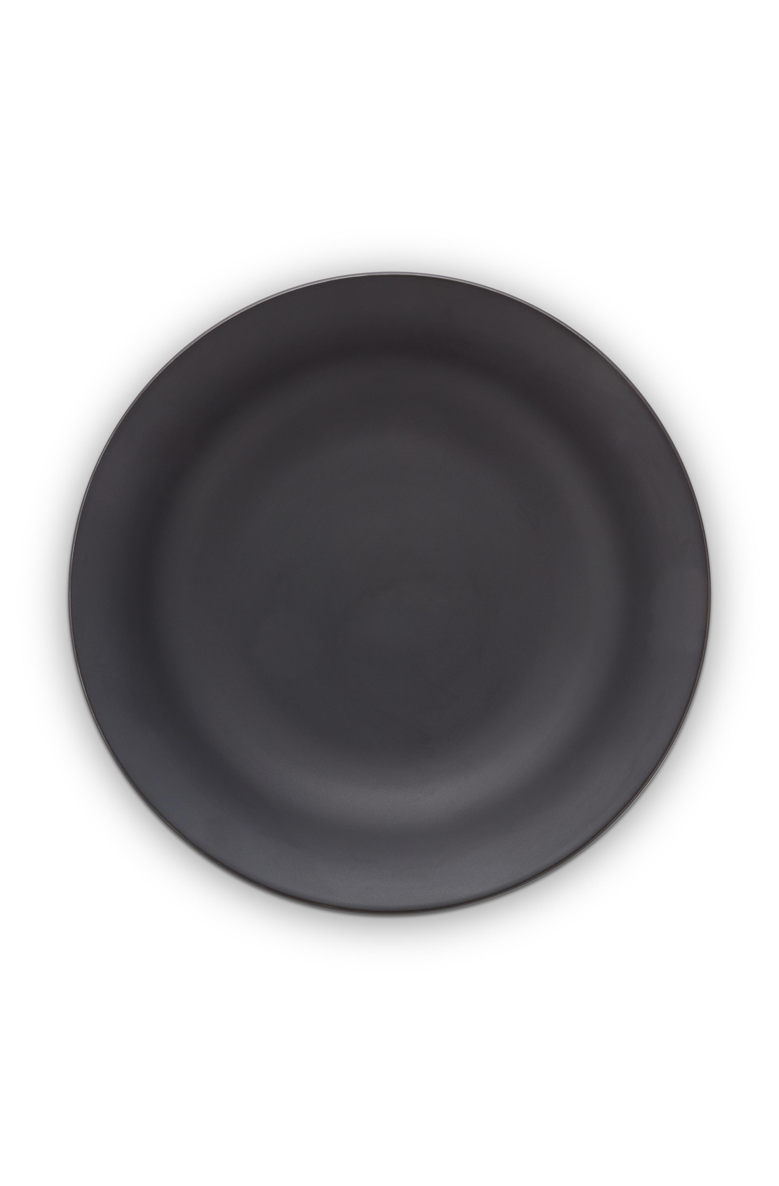 vtwonen Matt Black hluboký talíř Ø 25,5 cm, černý matný