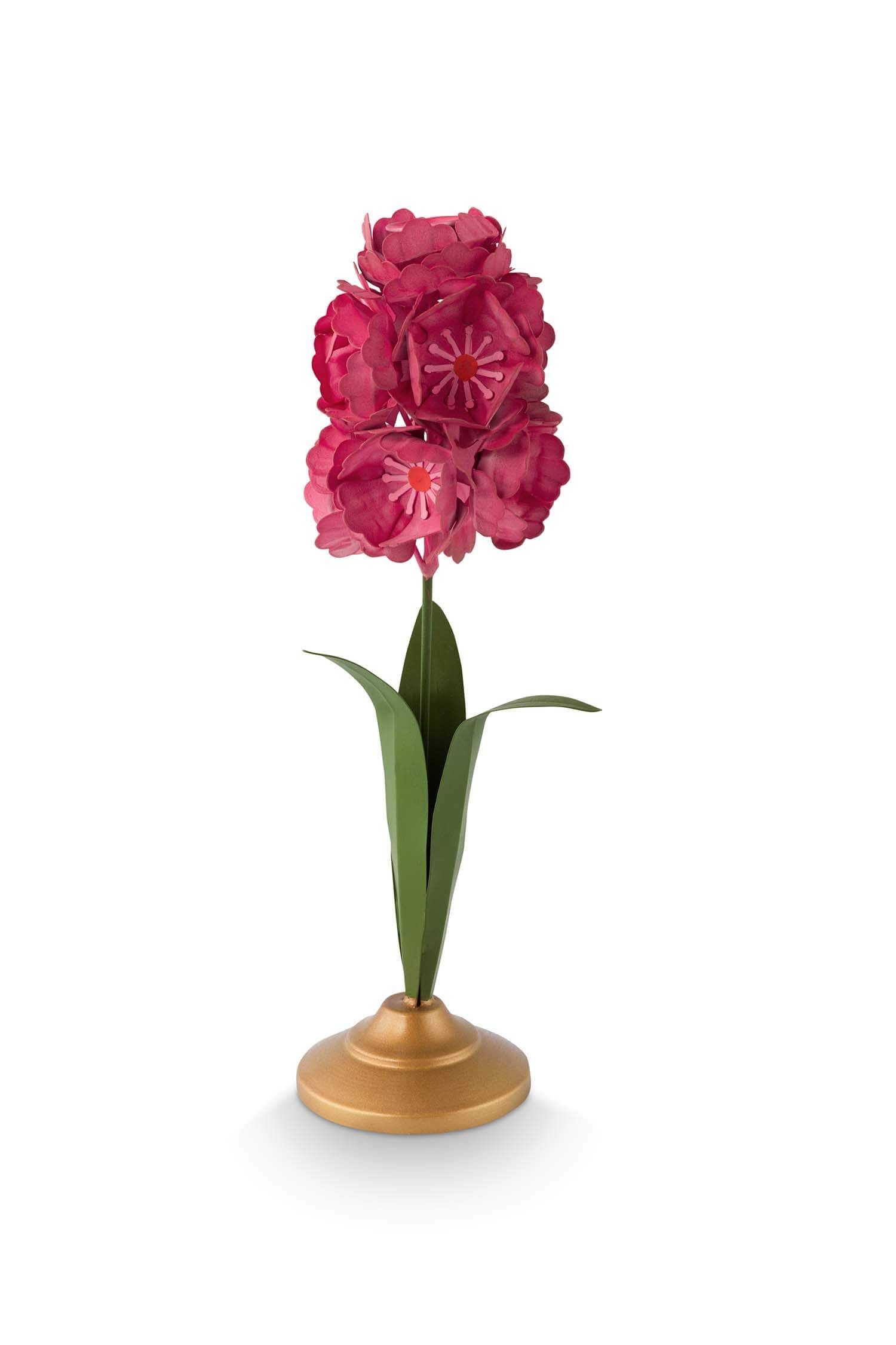 Pip Studio kovový svícen Flower - růžový