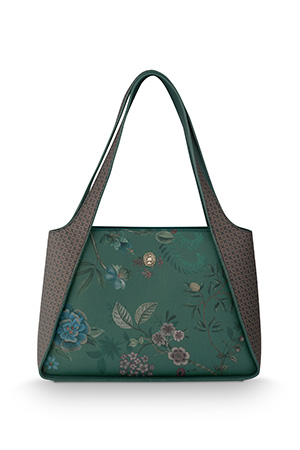 Pip Studio Bodhi Flower kabelka - zelená