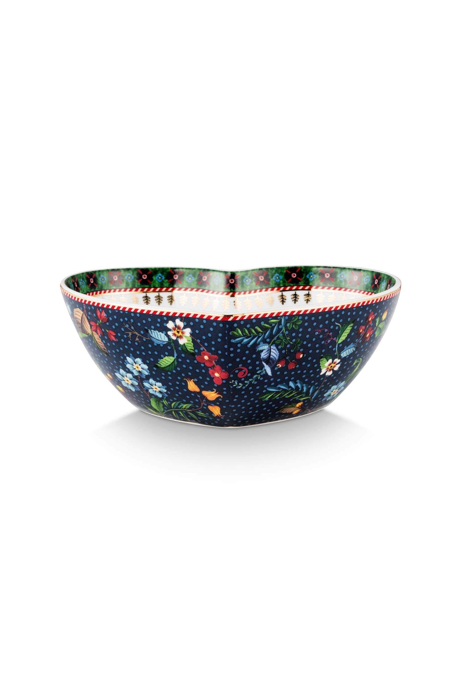 Pip Studio zapékací miska ve tvaru srdce Oriental Berry Blues