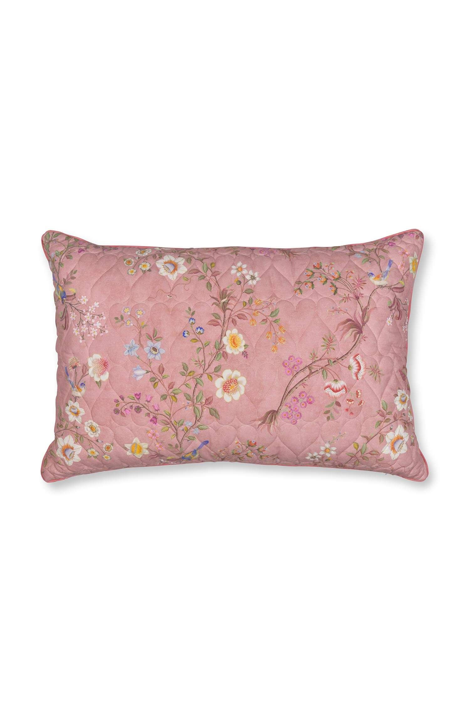 Pip Studio prošívaný polštář Lotus Lullaby 45 x 70 cm - růžový