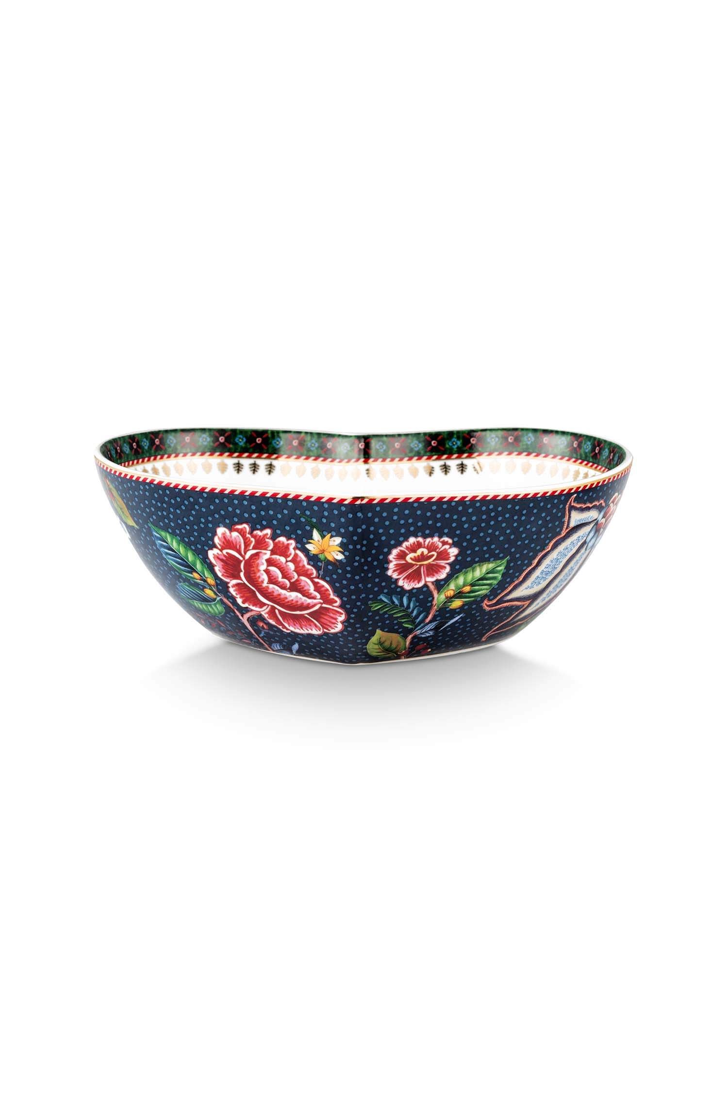 Pip Studio zapékací miska ve tvaru srdce Oriental Berry Blues