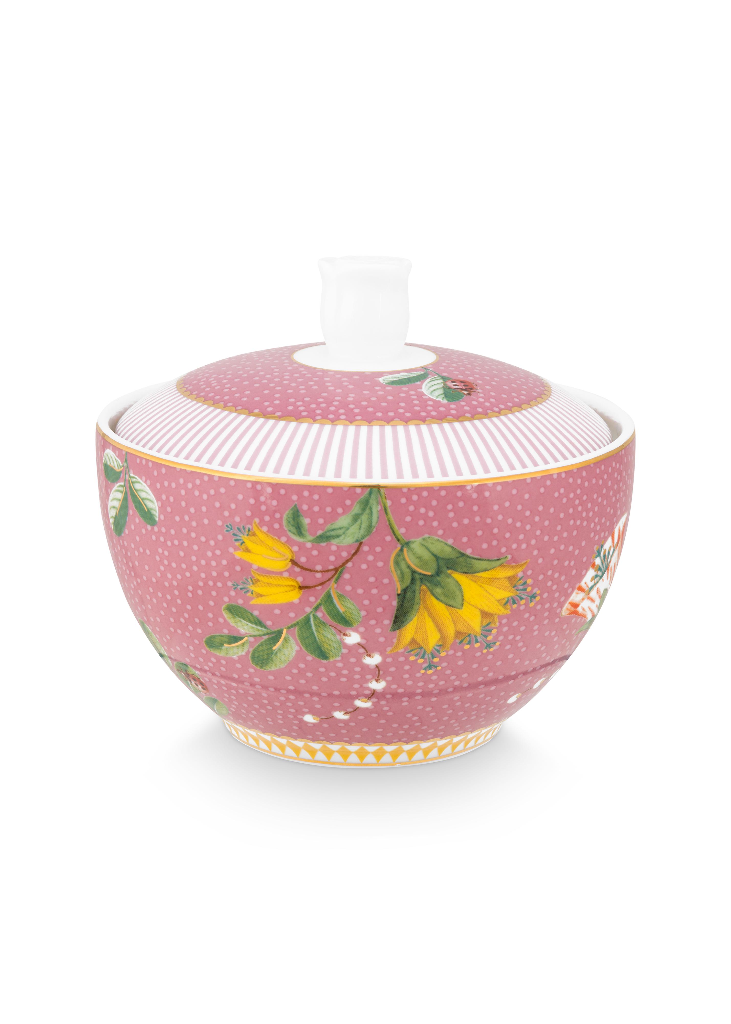 Pip Studio La Majorelle cukřenka 300ml, růžová