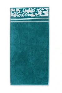 BH Van Gogh osuška z bavlněného froté Fleurir modrá 70x140 cm