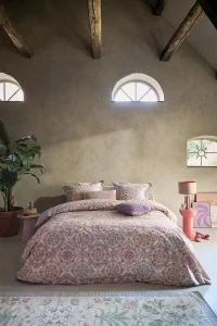 Pip Studio perkálové povlečení El Bordado růžové 140x200 + 70x90 cm