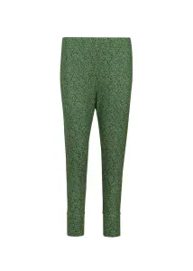 Pip Studio Bodhi 3/4 kalhoty Leafy Dots, zelené