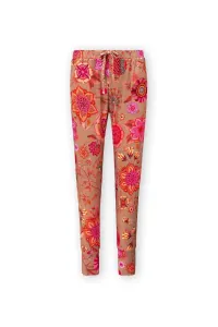 Pip Studio Bobien dlouhé kalhoty Viva las Flores, růžové