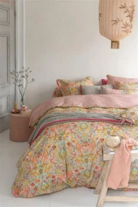 Pip Studio perkálové povlečení Kyoto Festival žluté 140x200 + 70x90 cm