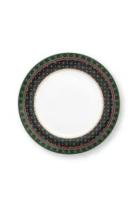 Pip Studio Berry Blues talíř Ø26,5cm, zelený