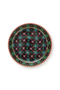 Pip Studio Berry Blues odkládací tácek na čajové sáčky, zelený