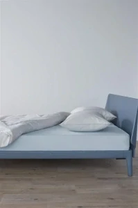 Beddinghouse Jersey kvalitní bavlněné prostěradlo 90x200/220 cm, světle modré