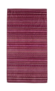 Pip Studio Geometric bavlněný froté ručník tmavě růžový 55x100 cm