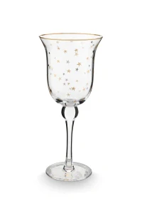 Pip Studio Royal Winter Stars Gold sklenice na víno, 365ml