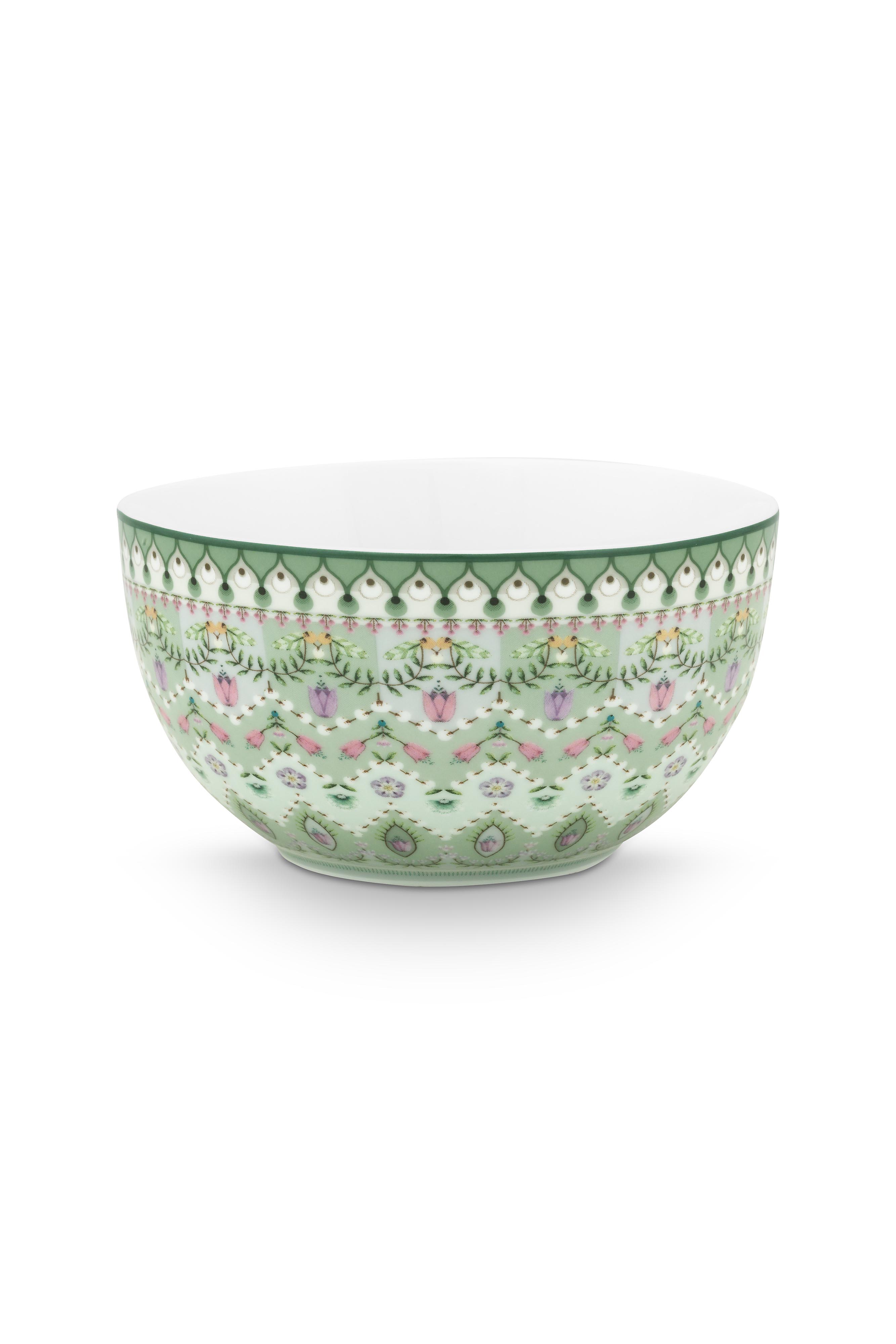 Pip Studio porcelánová miska Lily Lotus Ø12cm, zelená
