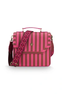 Pip Studio Frances Stripe Cross Body kabelka, růžová