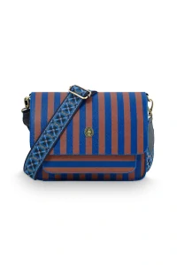 Pip Studio Fenna Stripe Cross Body kabelka, modrá