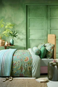 Pip Studio perkálové povlečení Matata zelené 140x200 + 70x90 cm