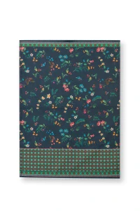 Pip Studio Berry Blues sada 2 ks bavlněných utěrek, tmavě modrá