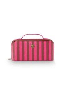 Pip Studio Cyrille Stripe kosmetická taška, růžová