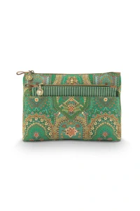 Pip Studio Caryn Jabali Combi kosmetická taška, zelená