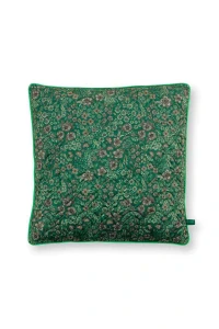 Pip Studio dekorační polštář Quilted Daisy Dreams 50x50 cm, zelený