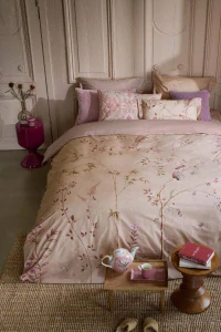 Pip Studio perkálové povlečení Bamboo Blossom béžový 140x200 + 70x90 cm