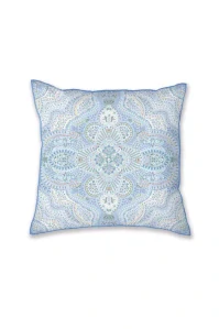 Pip Studio polštář Moon Flower 53x53 cm, světle modrý