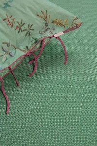 Pip Studio perkálové prostěradlo Twinkle Star 180x200 cm, zelené