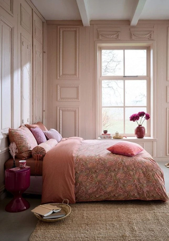 Pip Studio perkálové povlečení Kitenge 140x200 + 70x90, terra