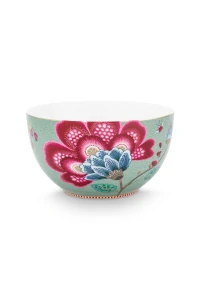 Pip Studio Blooming Tales miska Ø18 cm, modrá