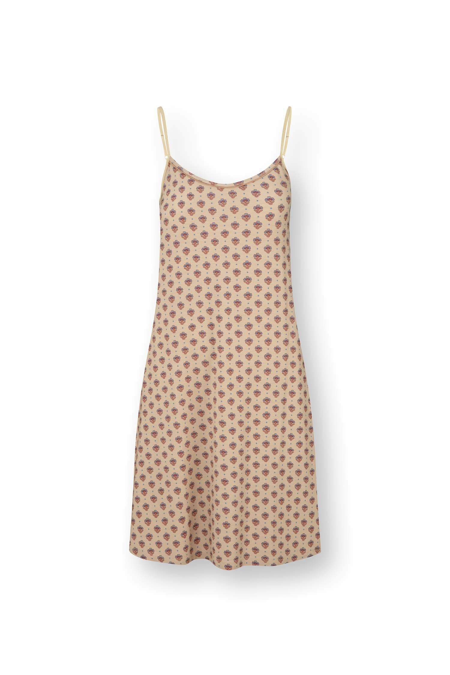 Pip Studio Diezel noční košile na ramínka Jaipur Flower, modrá-khaki