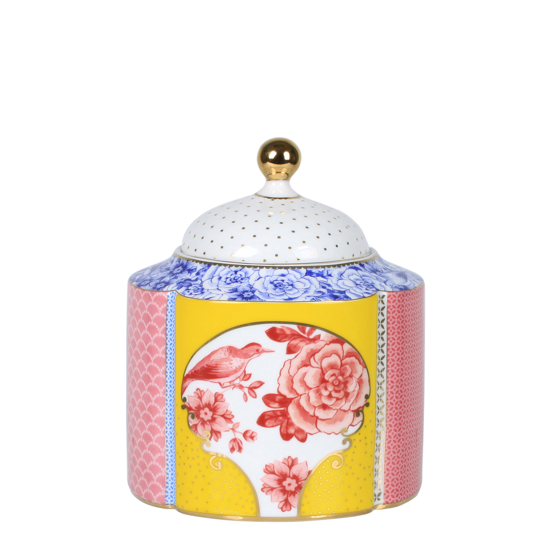 Pip Studio Royal Multi porcelánová dóza 1,75l, barevná