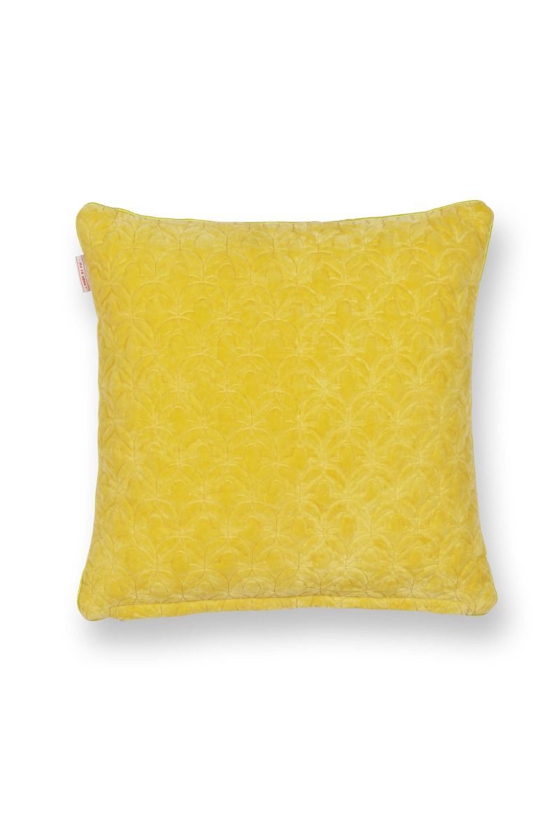 Pip Studio polštář Quilty Dreams Bright Yellow 45x45cm, žlutý