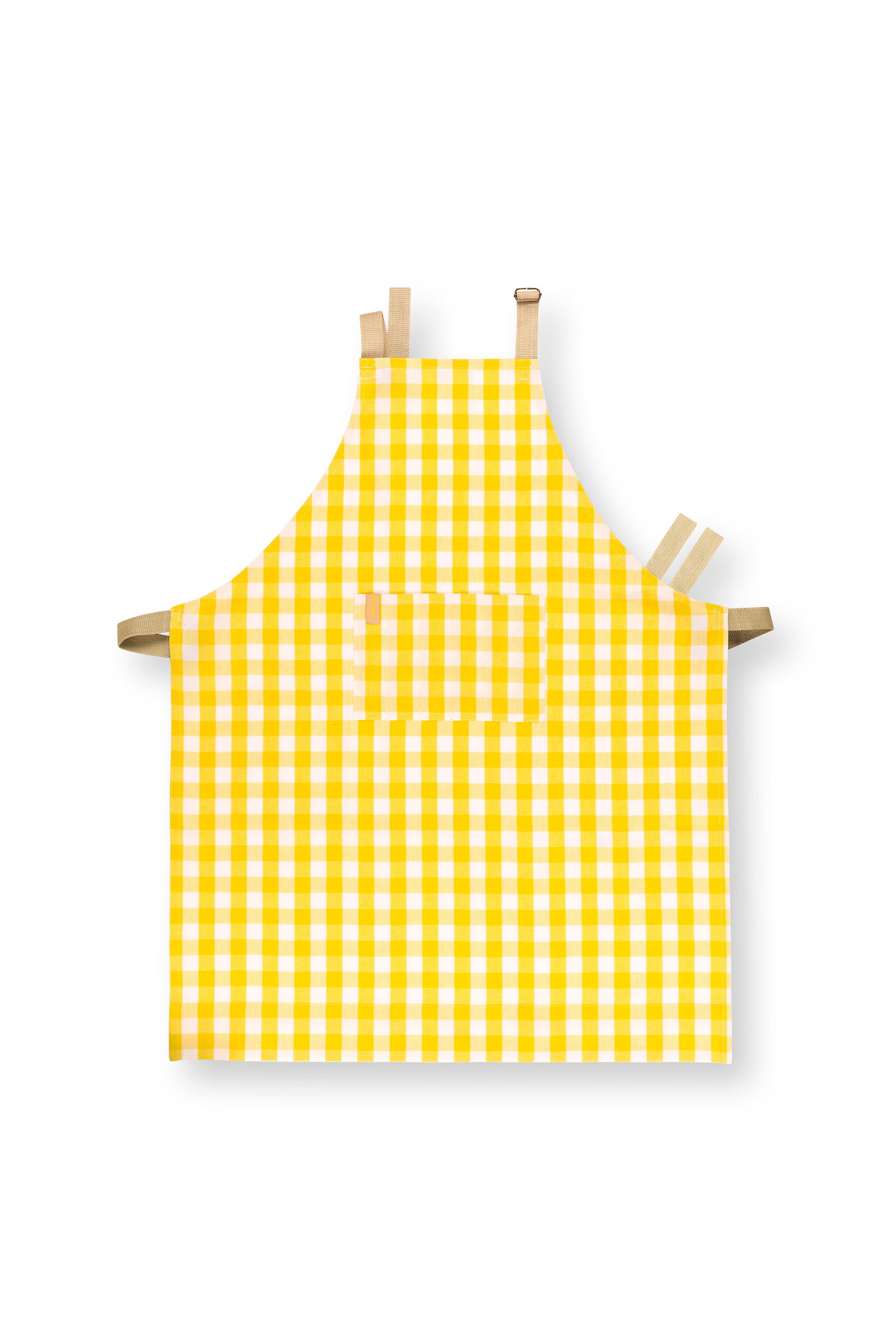 Pip Studio Lily & Lotus kuchyňská zástěra 88x85 cm, žlutá