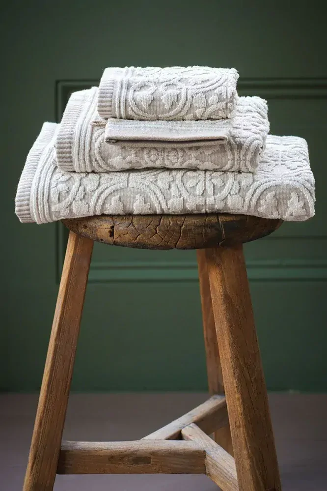Pip Studio ručníky z bavlněného froté Tile de Pip, khaki