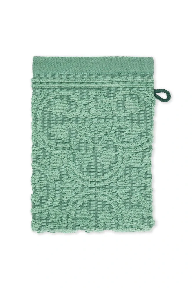Pip Studio Tile de Pip bavlněná froté žínka zelená 16x22 cm