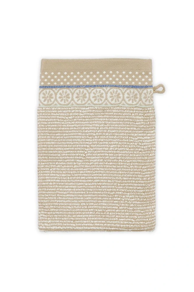 Pip Studio Soft Zellige bavlněná froté žínka khaki 16x22 cm