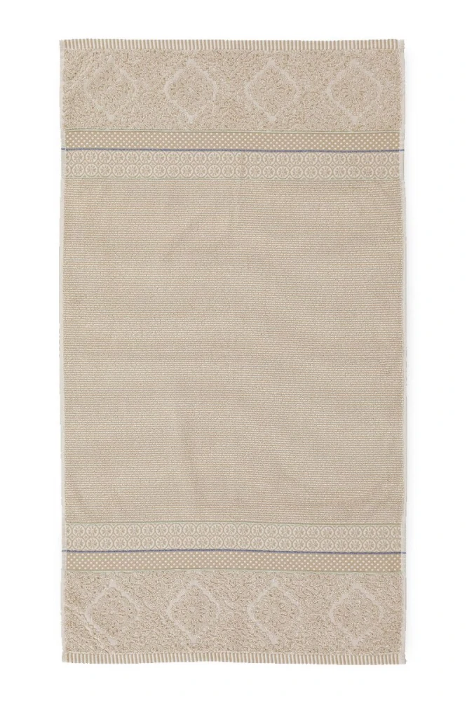 Pip Studio Soft Zellige bavlněný froté ručník khaki 55x100 cm