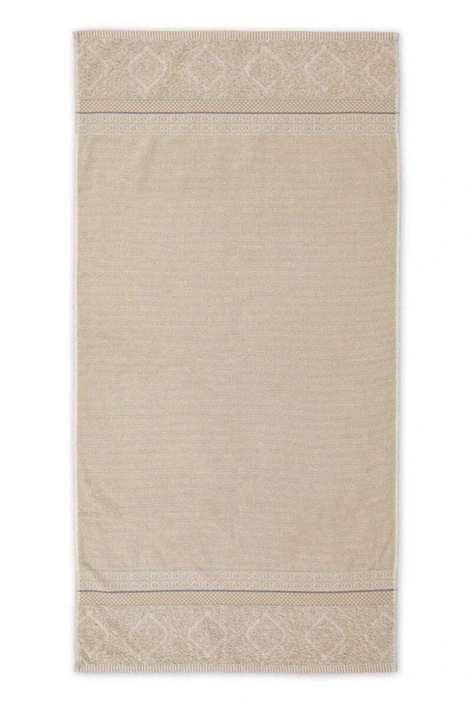 Pip Studio Soft Zellige bavlněná froté osuška khaki 70x140 cm