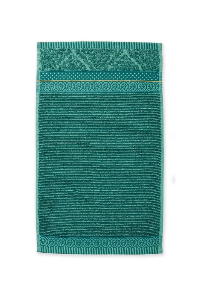 Pip Studio bavlněný froté ručník na ruce Soft Zellige zelený 30x50 cm