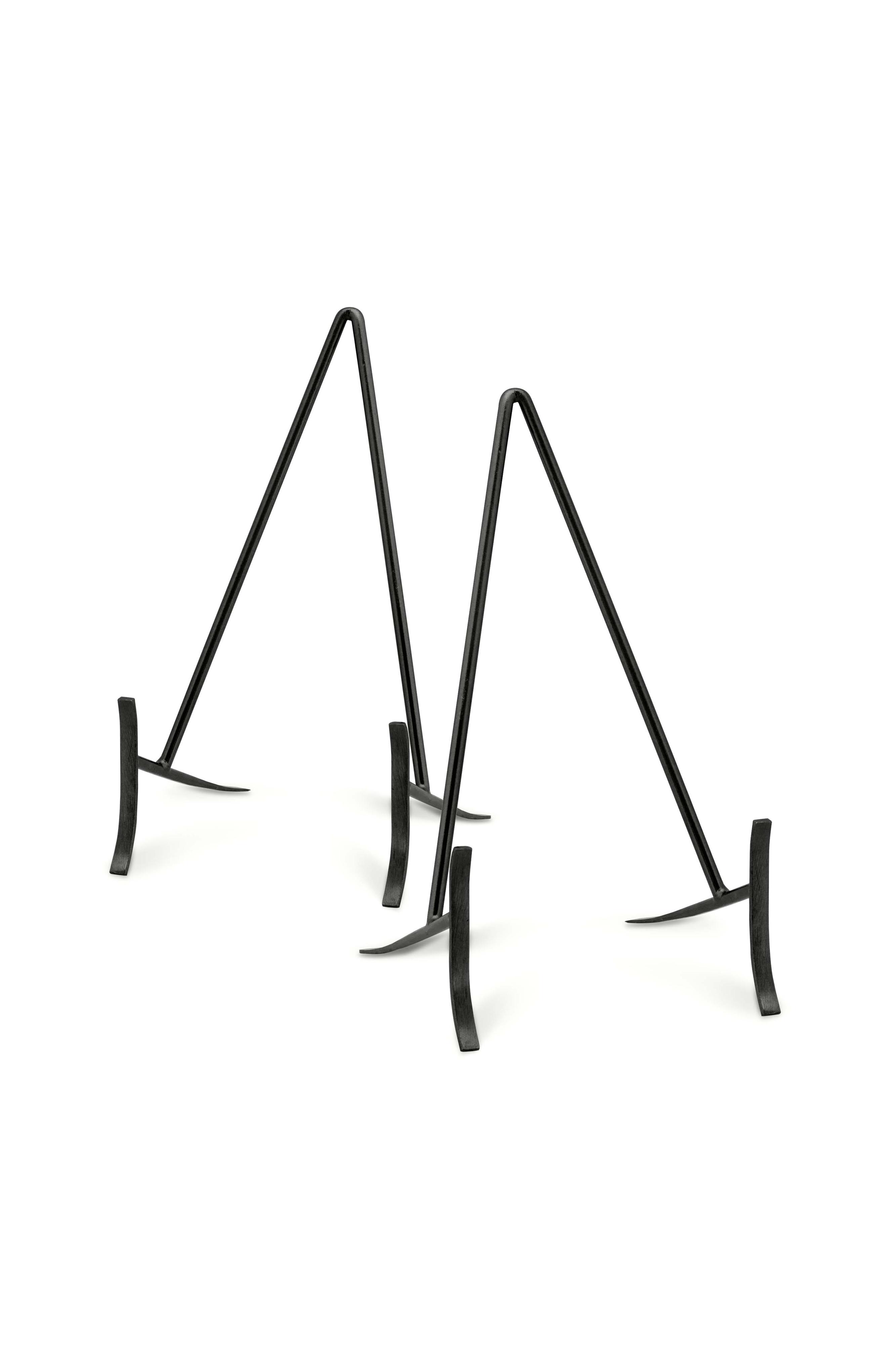 vtwonen Matt Black set 2 stojánků na talíře, černý