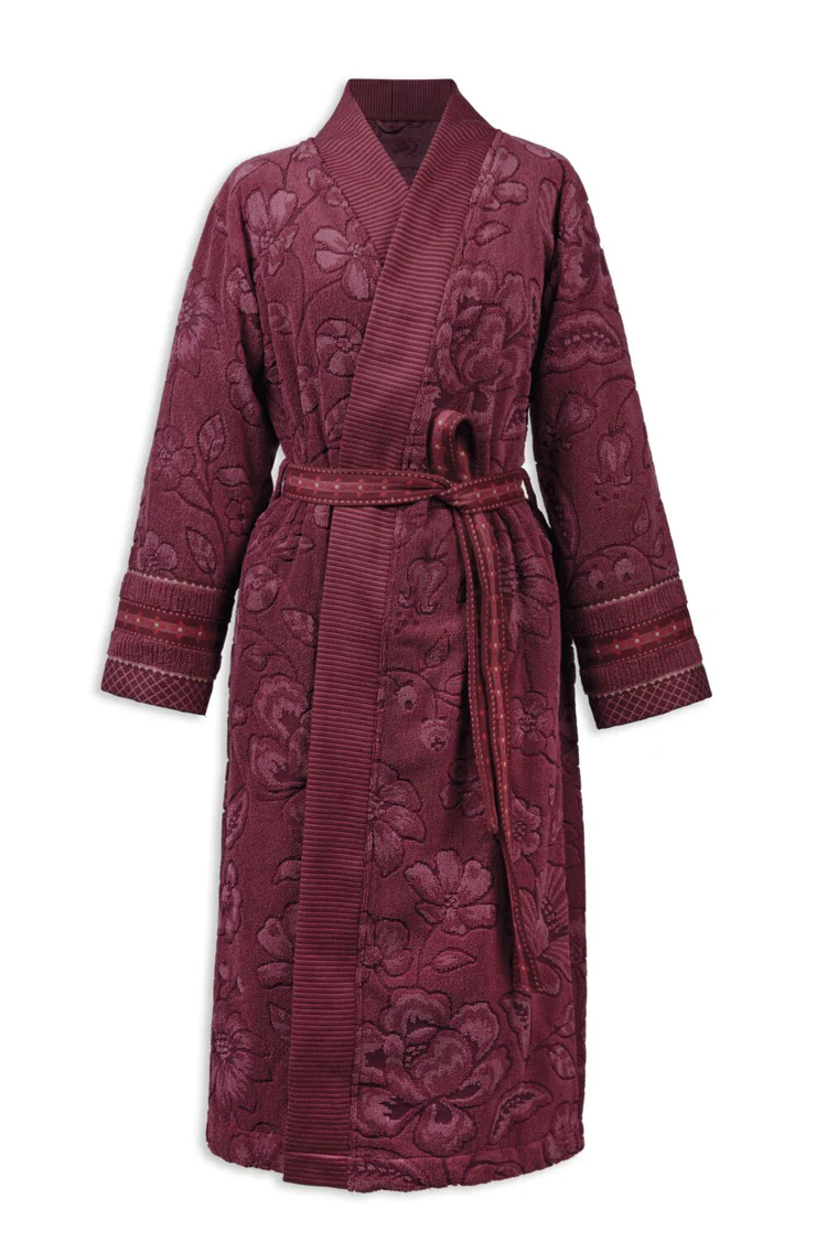 Pip Studio župan Jasmin Jacquard - tmavě růžový
