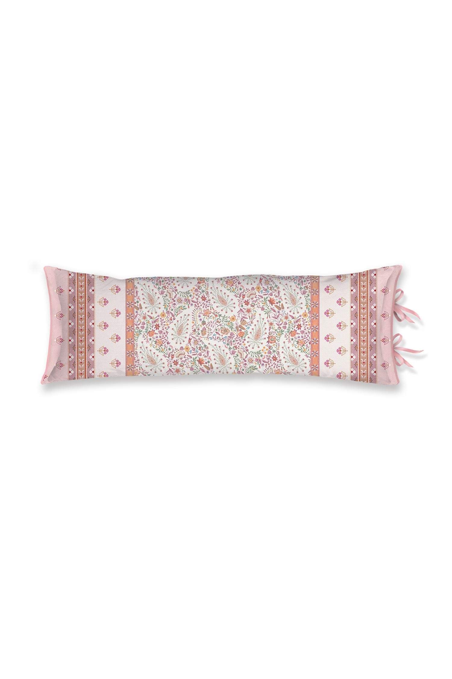 Pip Studio polštář Kairi Bloom 30 x 90 cm - světle růžový