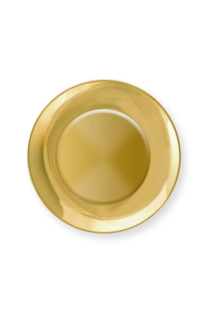 vtwonen Petit Four sada 4 talířů Ø 12 cm - zlatý