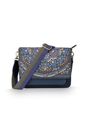 Pip Studio II Ricamo Cross Body kabelka - tmavě modrá
