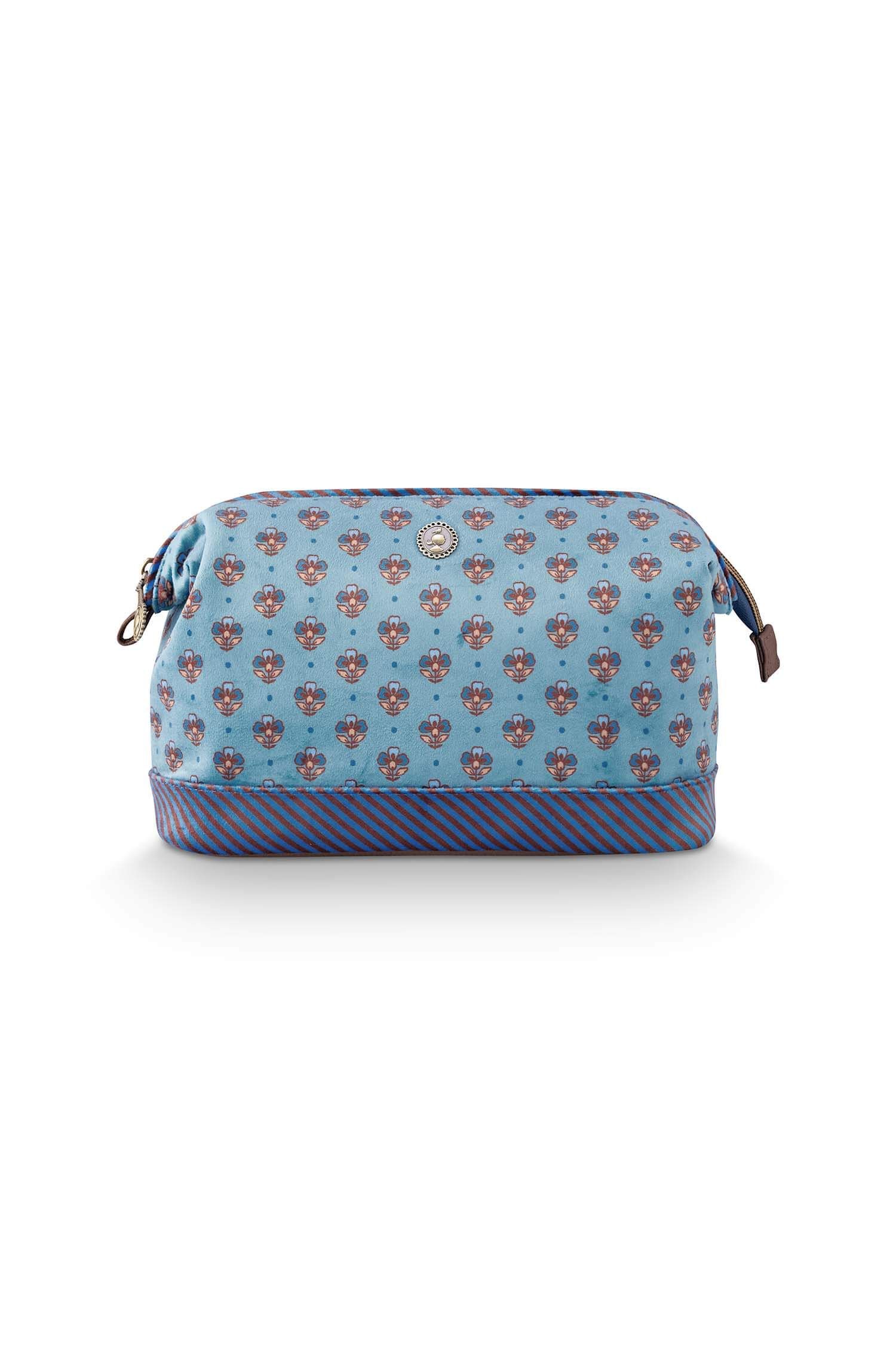 Pip Studio kosmetická taška Cooper Jaipur Flower - modrá